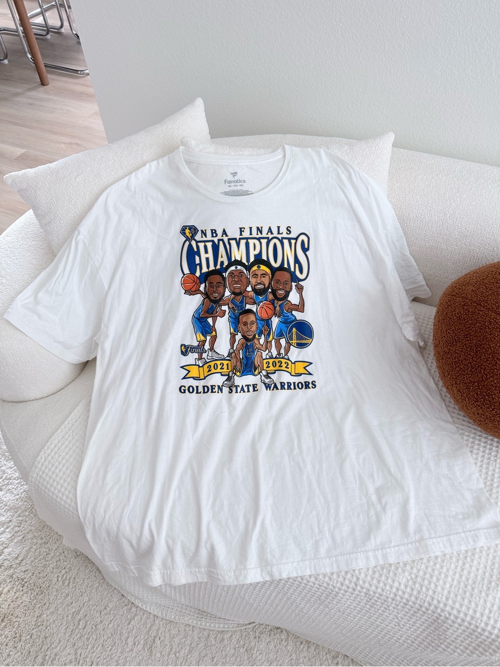 NWOT Golden State Warriors NBA Finals Champions 2021 2022 T-Shirt men’s 4XL